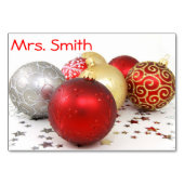 Kersttafelkaart Kaart (Voorkant)