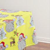 Kersttafelkleden, Elf, Kerstman, rendiertje Tafelkleed (Voorbeeld)