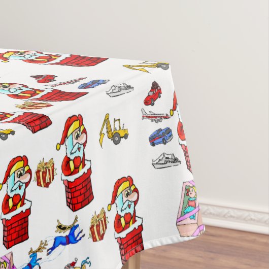 Kersttafelkleden, kerstspeelgoed tafelkleed (Voorbeeld)