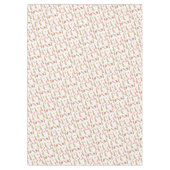 kersttafelkleden, prettige kerstgouden bomen tafelkleed (Voorkant)