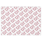 kersttafelkleden, snoepsnoepsuikerriet voor fijne  tafelkleed (Voorkant (Horizontaal))