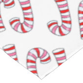 kersttafelkleden, snoepsnoepsuikerriet voor fijne  tafelkleed (Gekanteld)