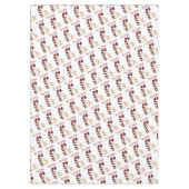 Kersttafelkleden, Snowman, Koffiesnoepgoed Tafelkleed (Voorkant)