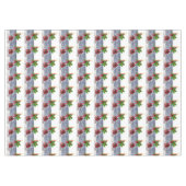 Kersttafelkleden, vrolijk kerstfeest, kaarsje tafelkleed (Voorkant (Horizontaal))