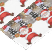 Kersttafelkleden, vrolijk kerstfeest, kerstman tafelkleed (Gekanteld)