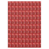 Kersttafelkleden, vrolijk kerstfeest, pinguïn tafelkleed (Voorkant)