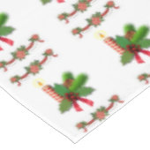Kersttafelkleed, Kerstkaars Tafelkleed (Gekanteld)