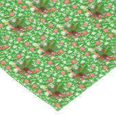 Kersttafelkleed, kerstkaarsje tafelkleed (Gekanteld)