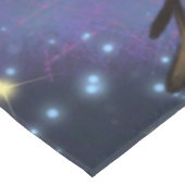 Kersttafelkleed kerstman met rendierensap tafelkleed (Gekanteld)