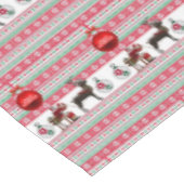 Kersttafelkleed, kerstman tafelkleed (Gekanteld)