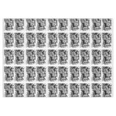 Kersttafelkleed,  kerstman tafelkleed (Voorkant (Horizontaal))