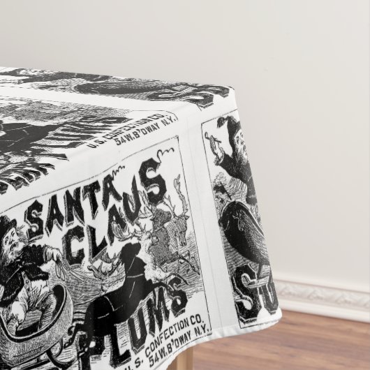 Kersttafelkleed,  kerstman tafelkleed (Voorbeeld)