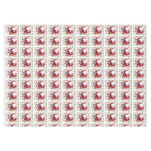 Kersttafelkleed, kerstman tafelkleed (Voorkant (Horizontaal))