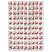 Kersttafelkleed, kerstman tafelkleed (Voorkant)