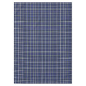 Kersttafelkleed Klassiek Blauw & Wit Geruit Tafelkleed (Voorkant)