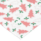 Kersttafelkleed met boom-uitsnijding tafelkleed (Gekanteld)