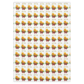 Kersttafelkleed, Prettige feestdagen Tafelkleed (Voorkant)