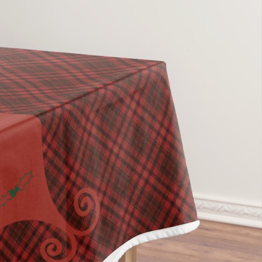 Kersttafelkleed Red Pset 60 x 104 inch Tafelkleed (Voorbeeld)