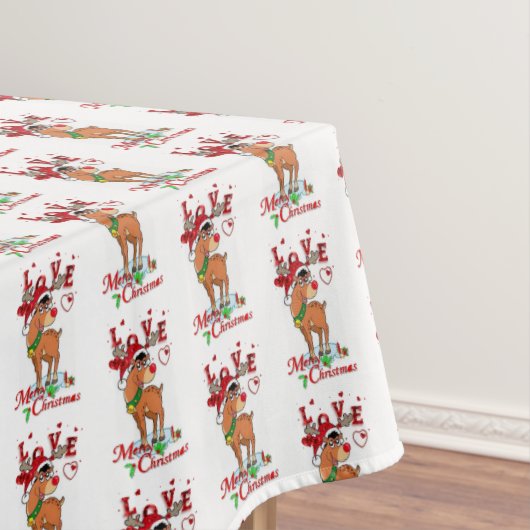 Kersttafelkleed, Rendieren Tafelkleed (Voorbeeld)