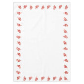 Kersttafelkleed, Rood & Witte Candycane Tafelkleed (Voorkant)