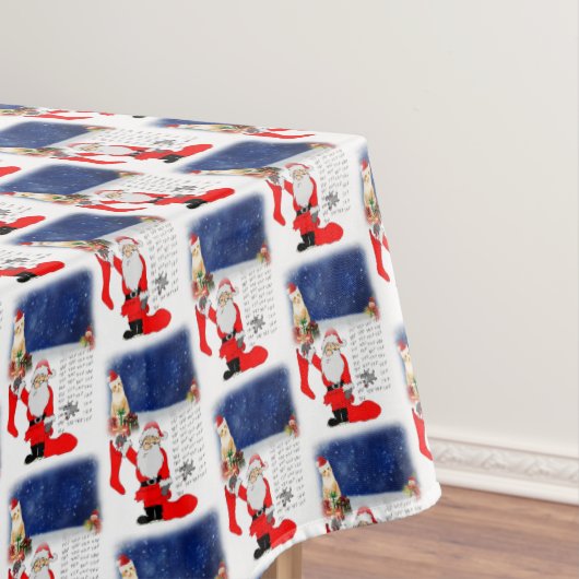 Kersttafelkleed, Sinterklaas Tafelkleed (Voorbeeld)