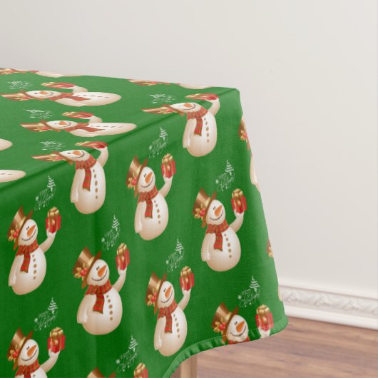 Kersttafelkleed, Sneeuwman Tafelkleed (Voorbeeld)