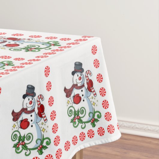 Kersttafelkleed, Sneeuwman Tafelkleed (Voorbeeld)