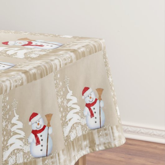 Kersttafelkleed, Sneeuwman Tafelkleed (Voorbeeld)