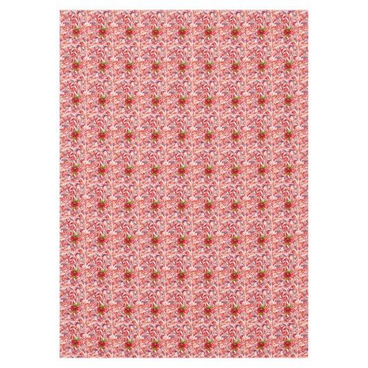 kersttafelkleed, snoepriet tafelkleed (Voorkant)