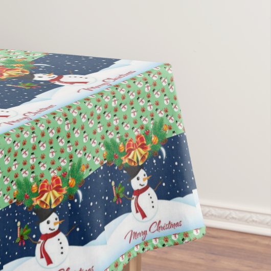 Kersttafelkleed, Snowman Tafelkleed (Voorbeeld)