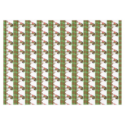 Kersttafelkleed, vrolijk kerstfeest, Afrikaanse El Tafelkleed (Voorkant (Horizontaal))