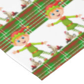 Kersttafelkleed, vrolijk kerstfeest, Elf Tafelkleed (Gekanteld)