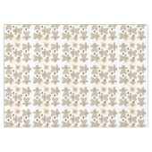 Kersttafellaken, Beige Gingerbrood Man Tafelkleed (Voorkant (Horizontaal))