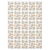 Kersttafellaken, Beige Gingerbrood Man Tafelkleed (Voorkant)