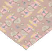 Kersttafellaken, ontbijtkoek, koffie-tbomen tafelkleed (Gekanteld)