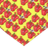 Kersttafellaken, rode paprika Snowman Tafelkleed (Gekanteld)