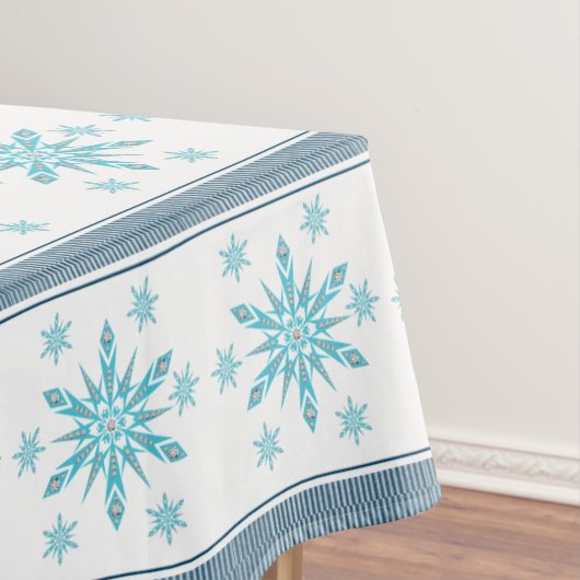 Kersttafellaken, Snowflake Tafelkleed (Voorbeeld)