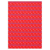 Kersttafellaken, zeehonden, rood tafelkleed (Voorkant)