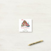 Kersttag in de country post-it® notes (Op bureau)