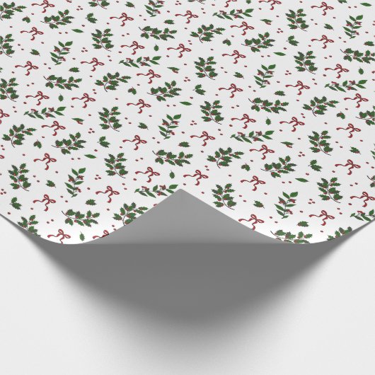 kersttak cadeaupapier (Hoek)