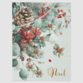 Kersttakken Boom Tissue Papier (Voorkant)