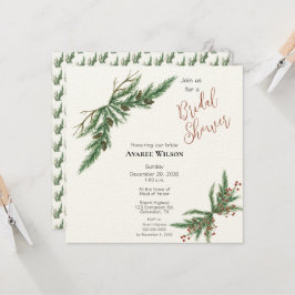 Kersttakken Rood en Groen Shower Kaart