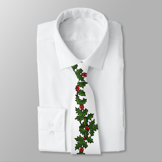 Kersttakken van hulst rood groen wit stropdas (Gebonden)