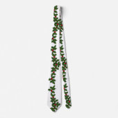 Kersttakken van hulst rood groen wit stropdas (Voorkant)