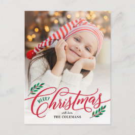 Kersttakken Zalig Kerstfeest Fotokaart Feestdagenkaart