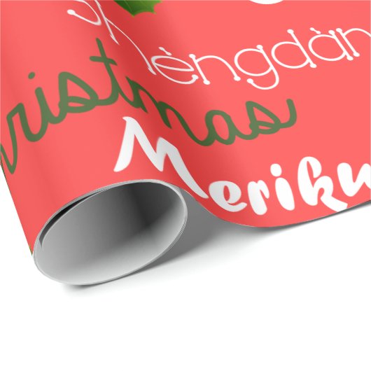 Kersttalen Cadeaupapier (Rol Hoek)