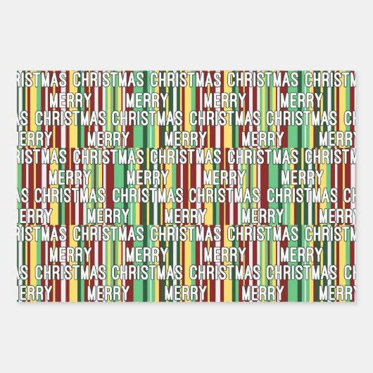 Kersttalen Inpakpapier Vel (Voorkant)