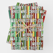 Kersttalen Inpakpapier Vel (In situ)