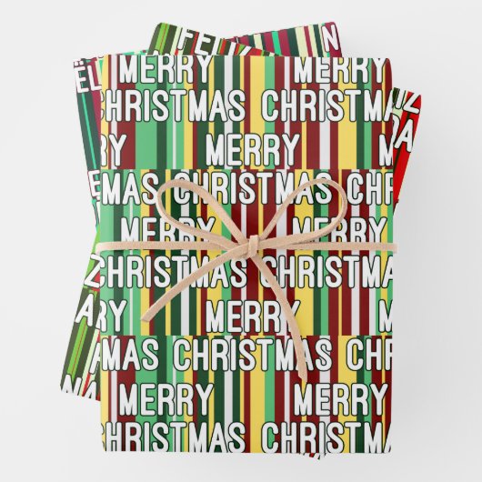 Kersttalen Inpakpapier Vel (In situ)