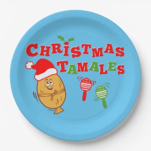 KerstTamales Papieren Bordje